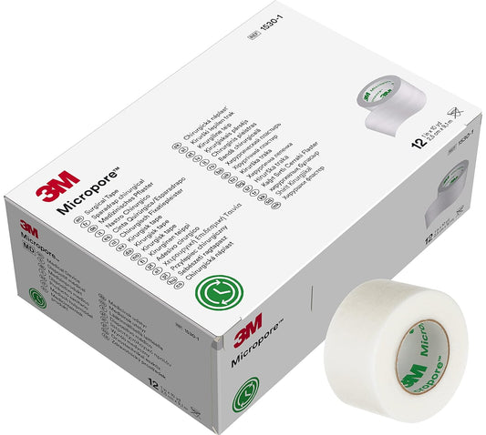 3M MICROPORE (PAPER) SURGICAL TAPE 1"