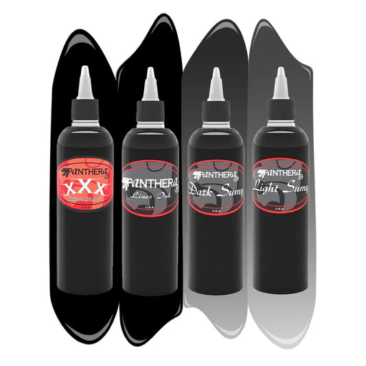 PANTHERA TATTOO INK - 4 BOTTLE SET - 5OZ
