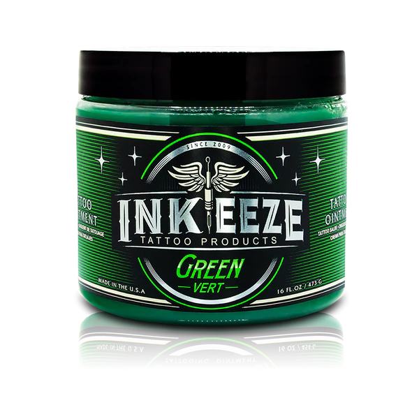 INK-EEZE GREEN VERT TATTOO OINTMENT - 16OZ