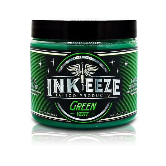 INK-EEZE GREEN VERT TATTOO OINTMENT - 16OZ