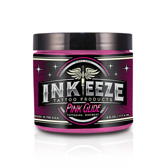 INK-EEZE PINK GLIDE TATTOO OINTMENT - 6OZ